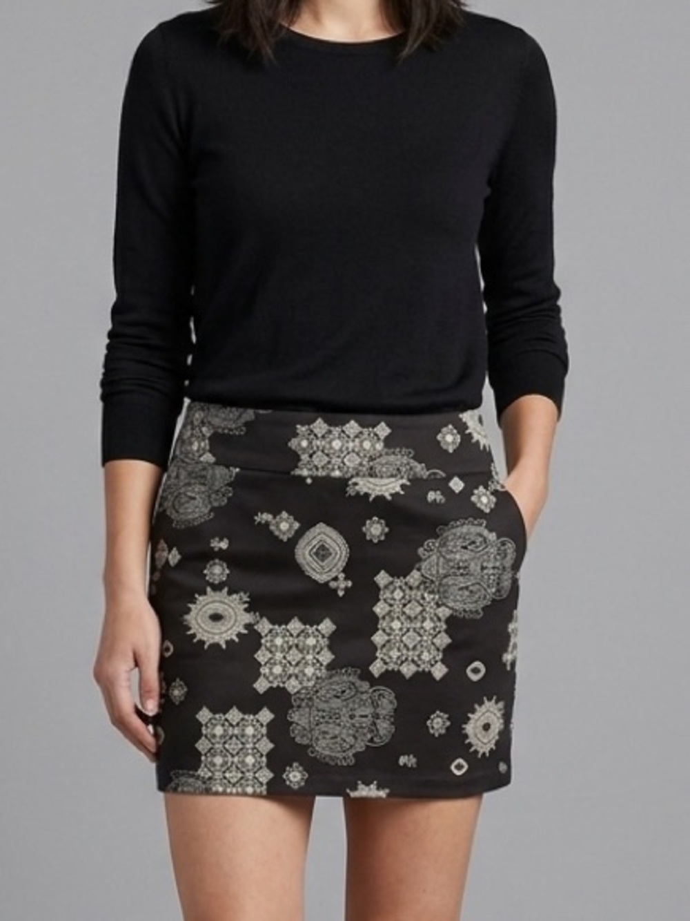 ⭐️ 5 for 20$! ⭐️ Vintage Y2K Annex Black and Grey Mini Skirt